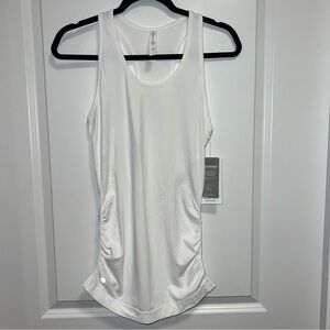 Athleta Speedlight Racerback Tank Top White Size SP NWT Racerback